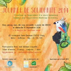 Journée de Solidarité à la Maison de l'Amérique Latine @ Maison de l'Amérique Latine | Paris | Île-de-France | France