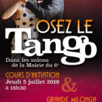 Grande milonga Mairie du 6ème Paris 2018