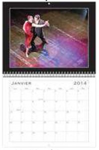 calendrier mural Tango