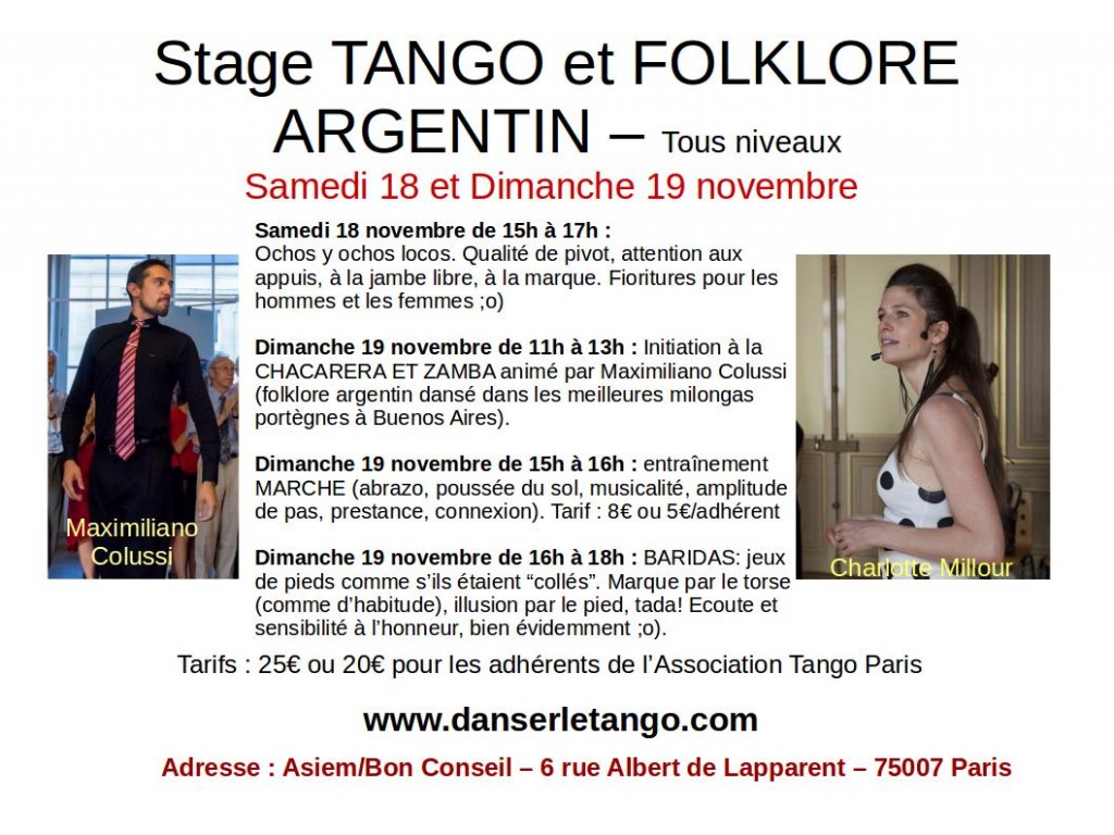 2017 Stages Tango