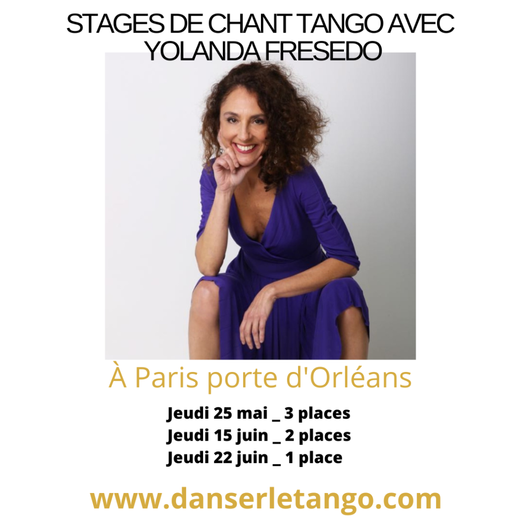 stage de chant Tango