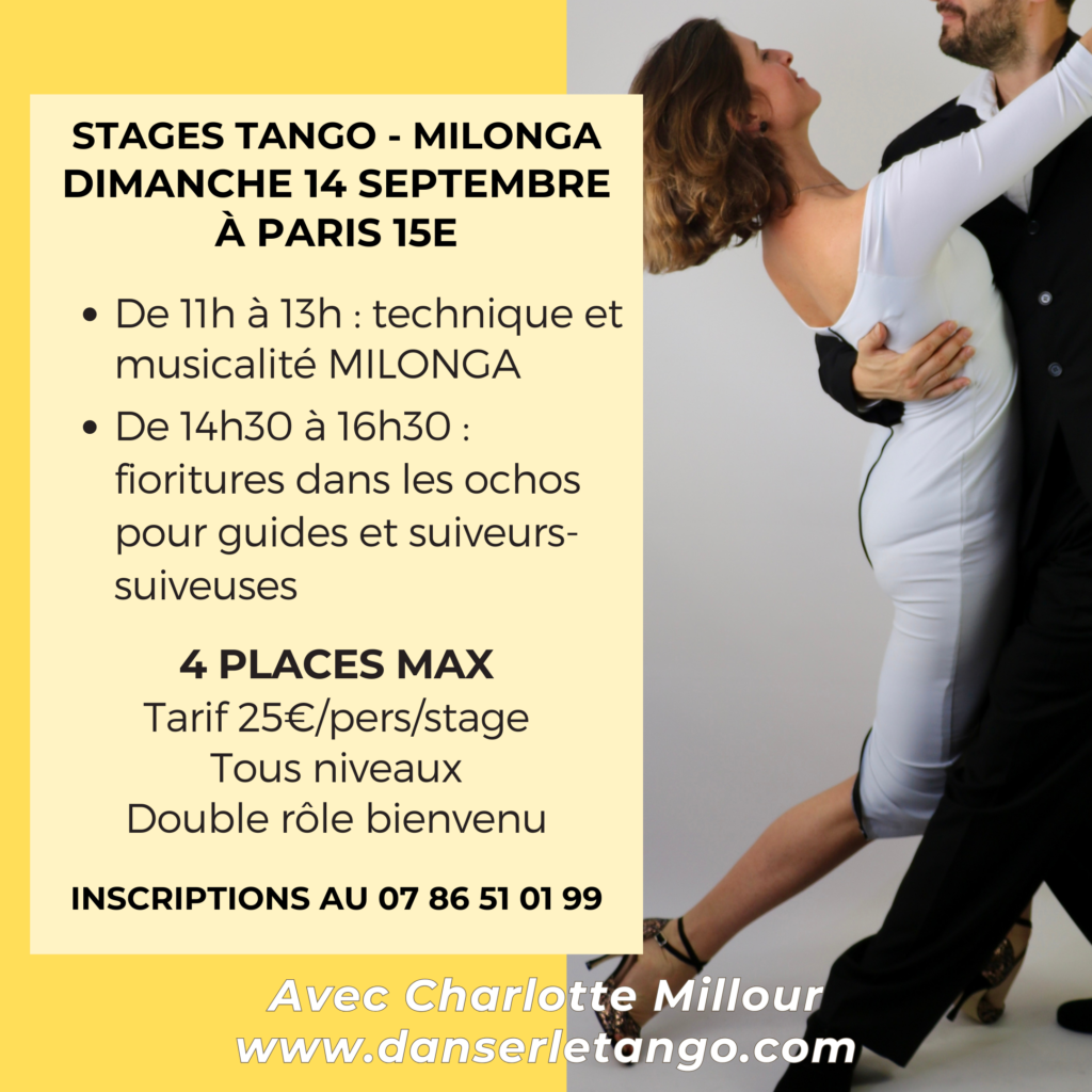 Stage Tango semi-privé 