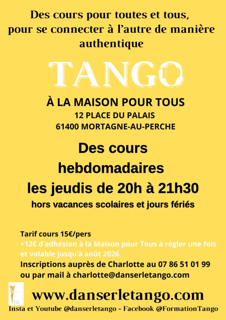Tango MORTAGNE 20H